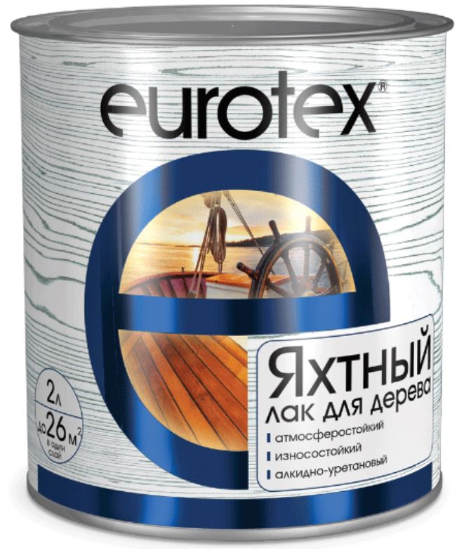 Eurotex Premium, 0.75 л, Лак яхтный глянцевый