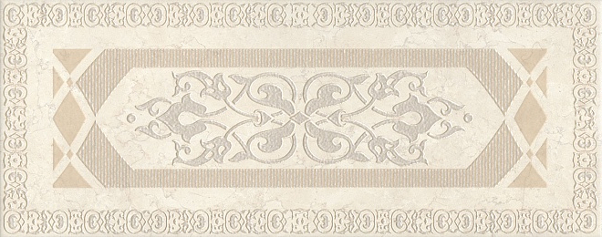 

Декор для плитки Kerama Marazzi Резиденция HGD\A106\7169 кремовый 20х50 см