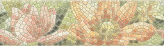 Бордюр Kerama Marazzi Летний сад Лилии HGD\A148\880L разноцветный 5.7х30 см