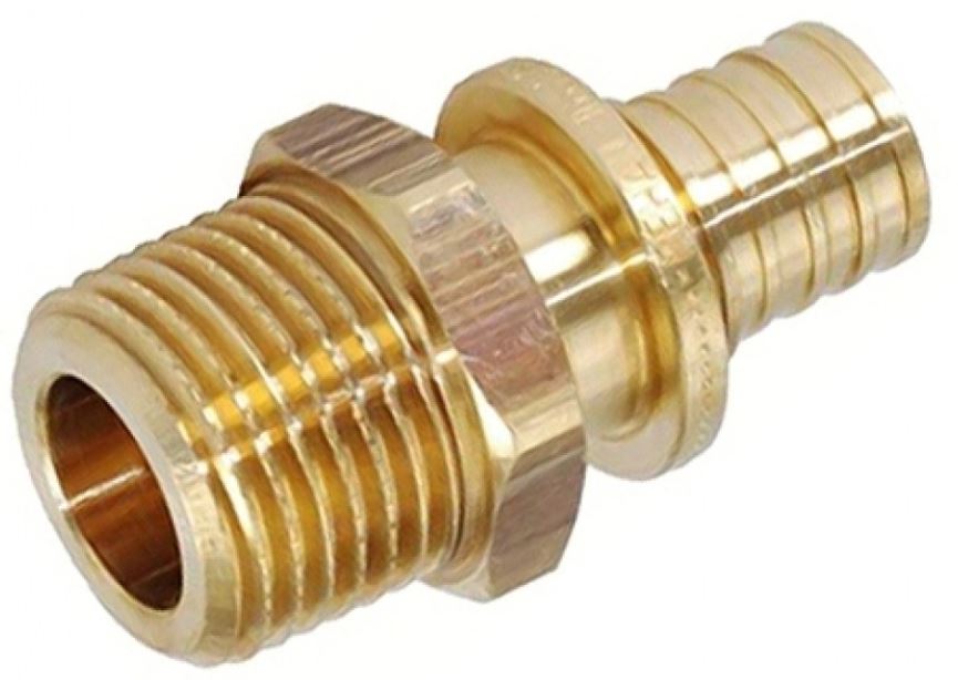 

Rehau, 16-R 1/2″, Переходник латунный