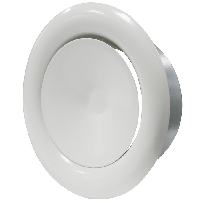 

Анемостат универсальный разъемный Эра d150 мм с фланцем окрашеный металл