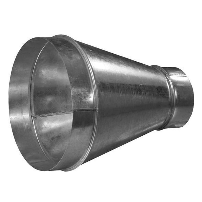 

Переход оцинкованный с круглых воздуховодов d315 мм на круглые d250 мм