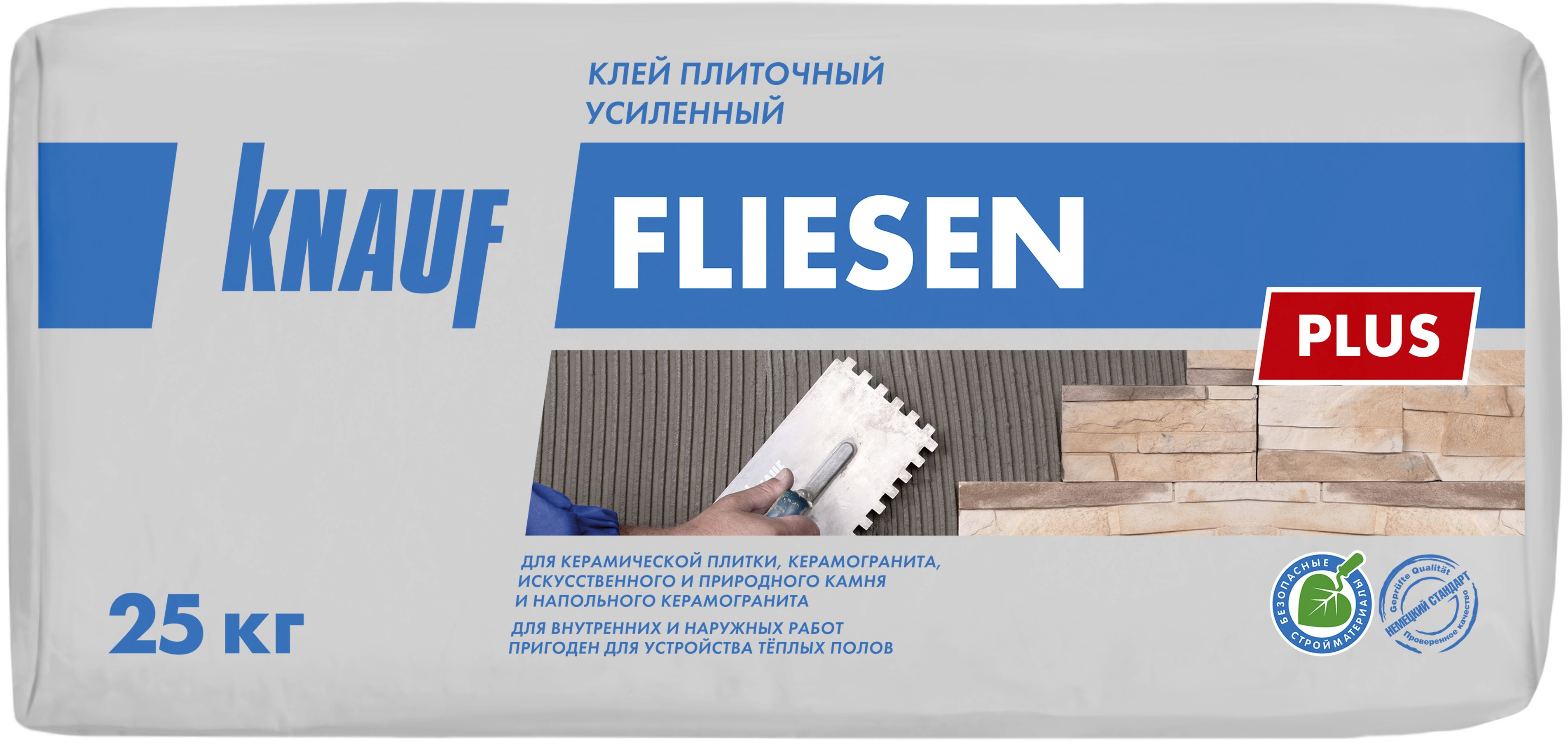 Клей для плитки Knauf Флизен Плюс усиленный 25 кг, цена —  в .