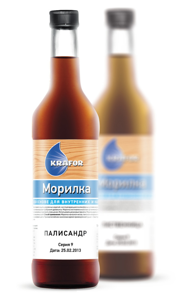 

Krafor Морилка, 0.5 л, Пропитка деревозащитная орегон