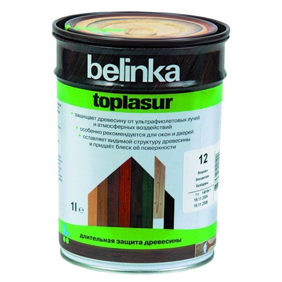 

Belinka Toplasur №72, 1 л, Пропитка деревозащитная, Синий