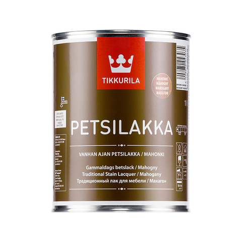 

Tikkurila Petsilakka, 1 л, Лак для дерева орех