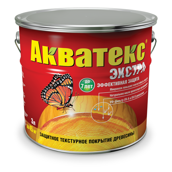 

Рогнеда Акватекс Экстра, 3 л, Пропитка деревозащитная груша