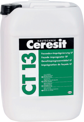 Ceresit CT 13 Гидрофобизатор силиконовый для фасадов, 10 л