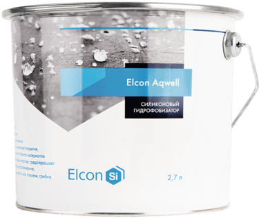 Elcon Aqwell Гидрофобизатор силиконовый с эффектом мокрого камня, 2.7 л