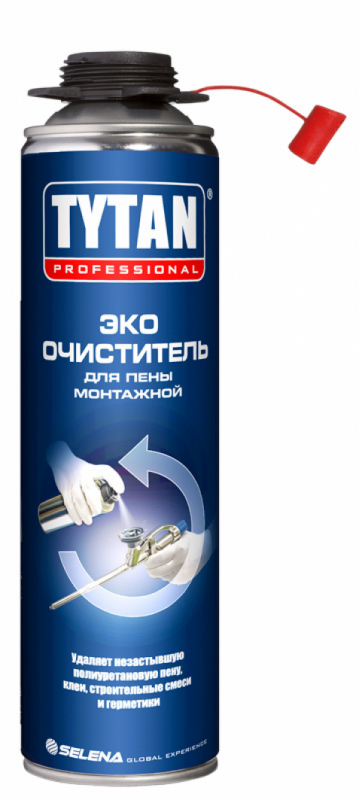Очиститель полиуретановой пены Tytan Professional ЕСО 500 мл