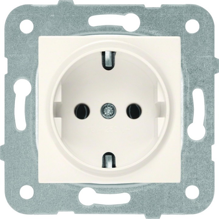 

Механизм розетки Panasonic Karre Plus WKTT02022BG-RES с заземлением кремовый