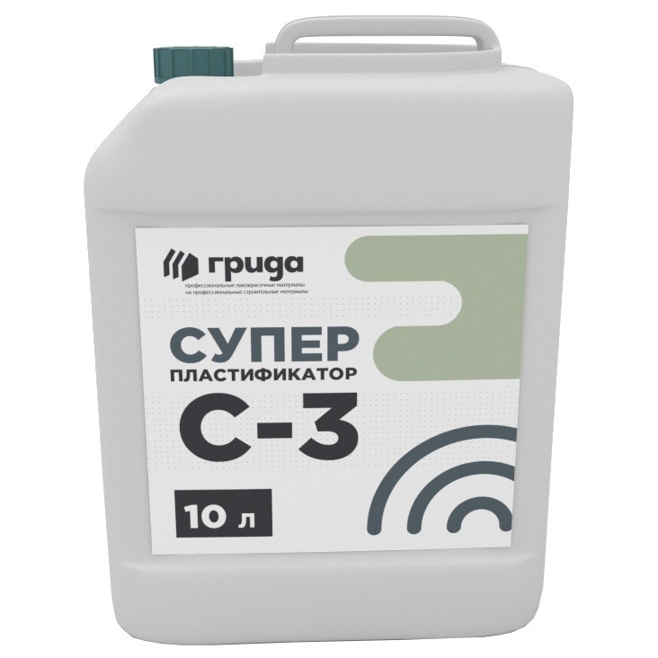 

Пластификатор Грида С-3 для бетона 10 л