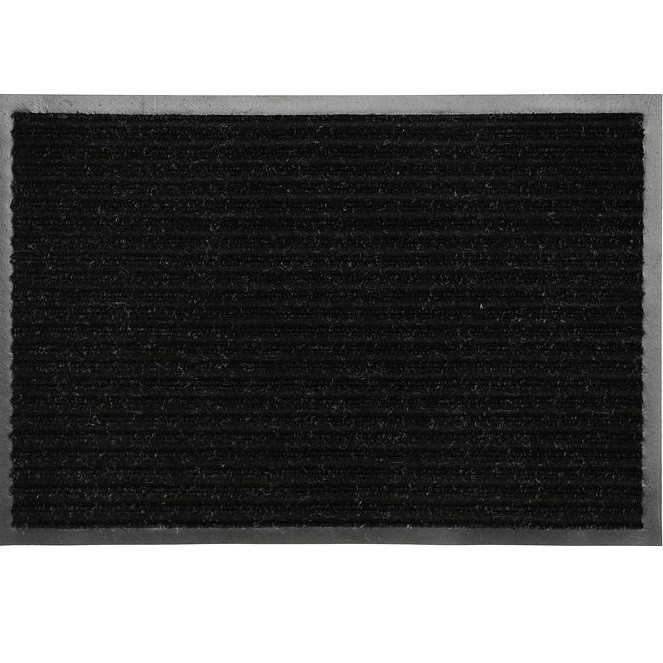 

Коврик влаговпитывающий Double Stripe Doormat черный 800х1200 мм