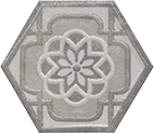 

Декор для плитки Kerama Marazzi Тюрен HGD\A295\SG1010 вставка серая 10.4х12 см, Серый