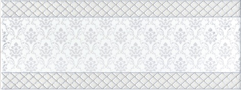 

Декор для плитки Kerama Marazzi Уайтхолл AD\A138\15000 декор белый 15х40 см