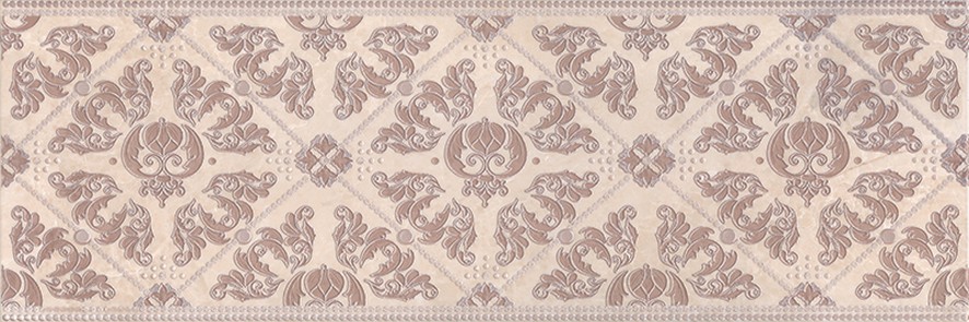 

Декор для плитки Kerama Marazzi Розовый город AR168\12039 бежевый 25х75 см