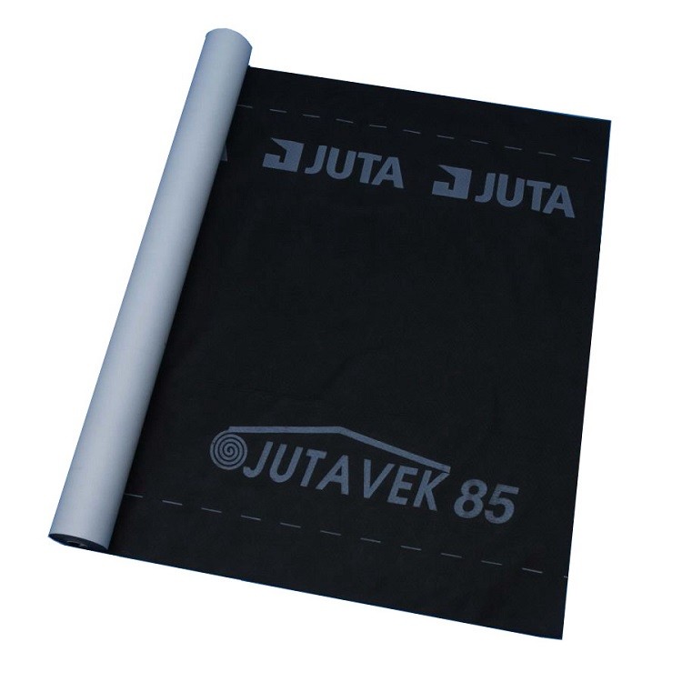 Купить Мембрана ветрозащитная Juta Ютавек 85 супердиффузионная черная/серая