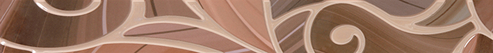 Бордюр Gracia Ceramica Arabeski Venge 01 коричневый 60х6.5 см