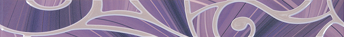Бордюр Gracia Ceramica Arabeski Purple 01 фиолетовый 60х6.5 см