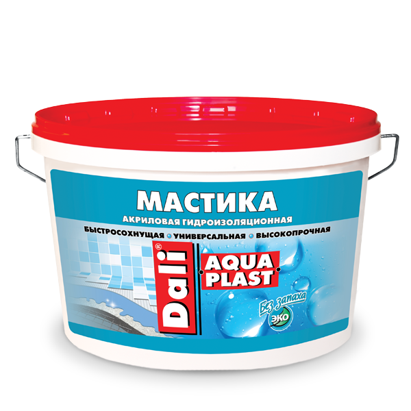 

Мастика Dali Аквапласт, 10 л, акриловая, Голубой