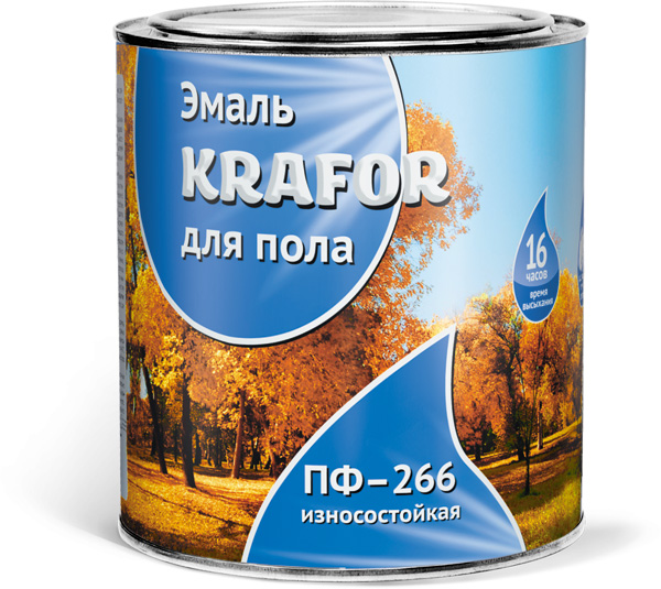 Купить Krafor ПФ–266 (красно-коричневая), 1.9 кг