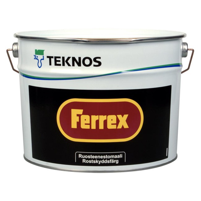 Teknos Ferrex, 3 л, Краска по металлу антикоррозийная масляно-алкидная