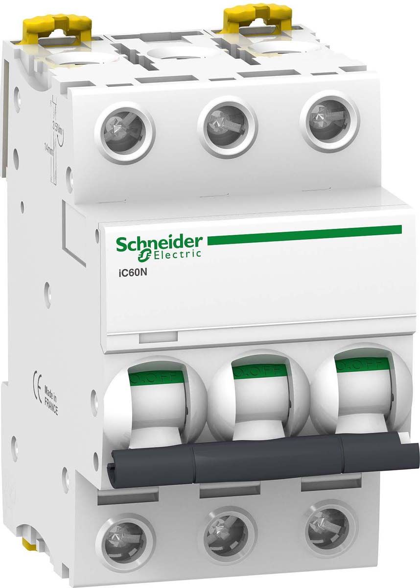 

3P Schneider Electric Acti 9 iC60N, 25А, B, Выключатель автоматический