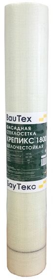 Купить Сетка фасадная BauTex Крепикс 160 г/м2 с ячейкой 5х5 мм рулон 1х50 м