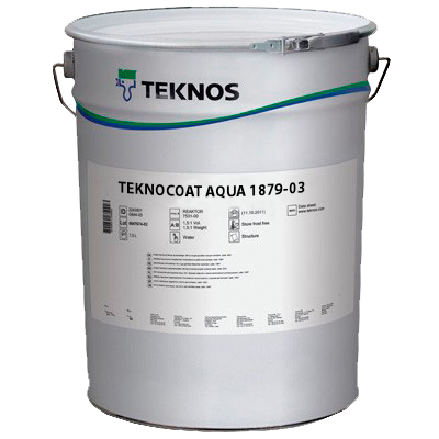 Лак акрил-уретановый Teknos Teknocoat Aqua 1879-03 интерьерный полуматовый 0.9 л