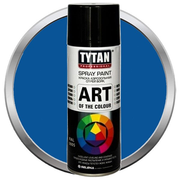 Краска акриловая Tytan Professional Art of the colour аэрозольная синяя 5010 400 мл