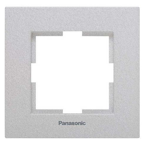 Купить Рамка одноместная Panasonic Karre Plus WKTF08012SL-RES серебро