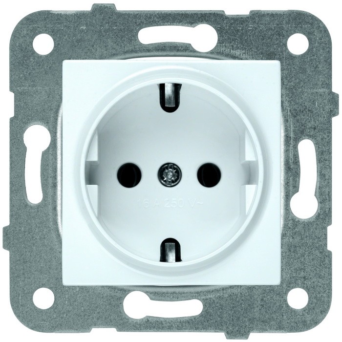

Механизм розетки Panasonic Karre Plus WKTT02022SL-RES с заземлением серебро