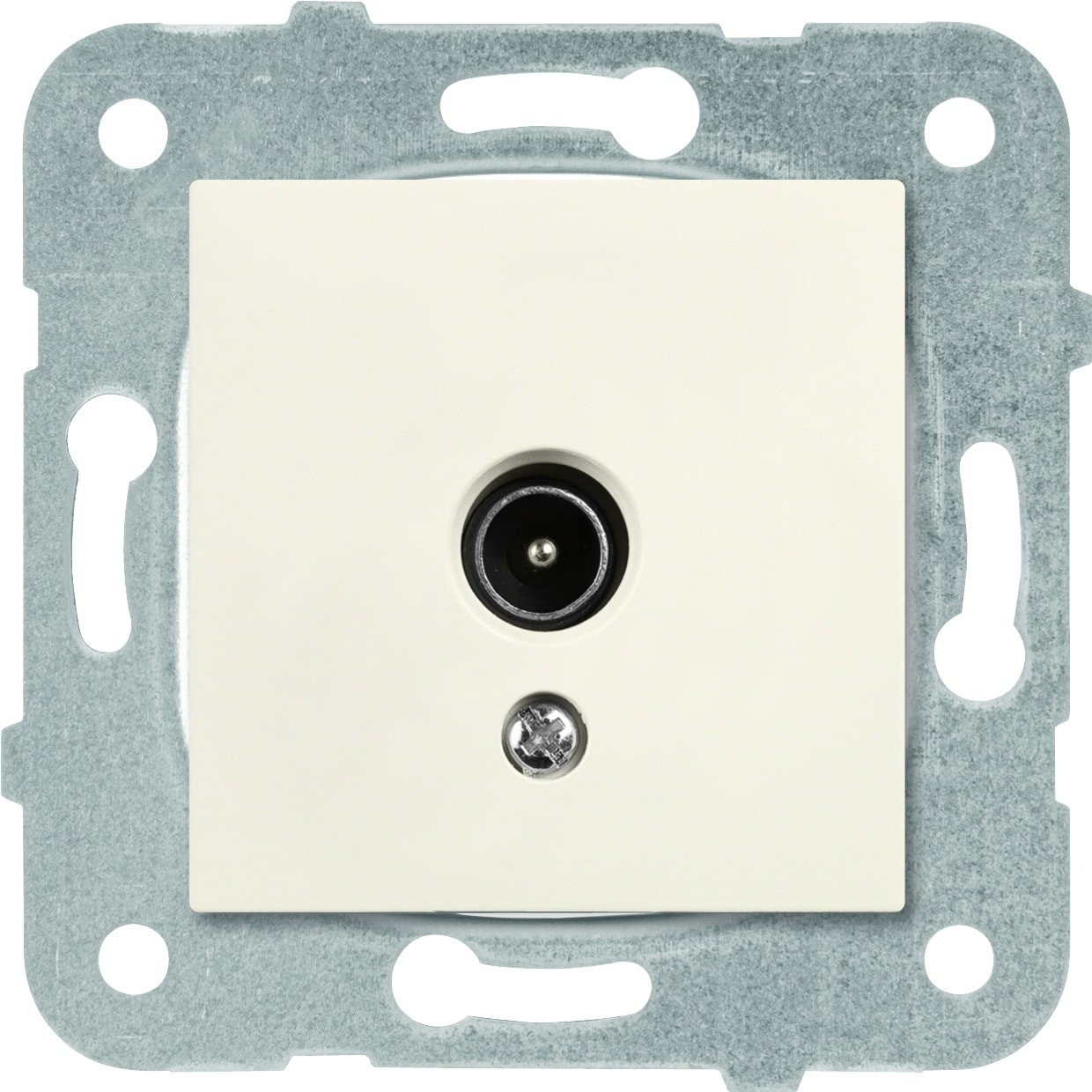 

Механизм розетки телевизионной концевой Panasonic Karre Plus WKTT04512BG-RES одноместный кремовый