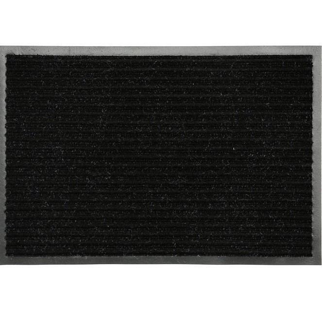 

Коврик влаговпитывающий Double Stripe Doormat черный 600х900 мм