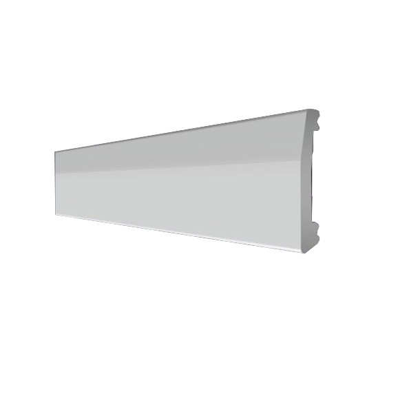 

Плинтус из дюрополимера Decor-Dizayn DD125 2000х70х15 мм, Белый
