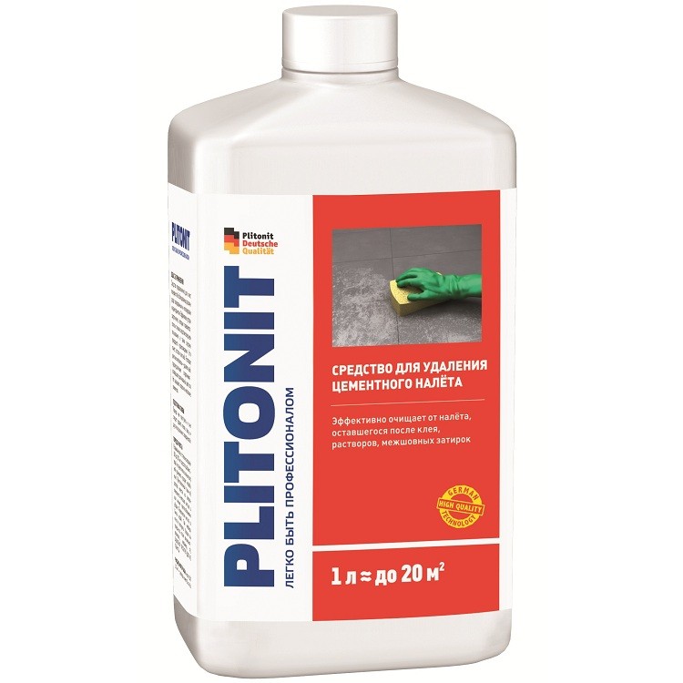 Чистящее средство Plitonit для удаления цементного налета 1 л