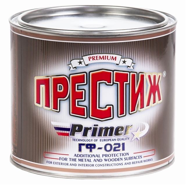 Престиж ГФ-021 0.9 кг, Грунтовка антикоррозионная алкидная (красно-коричневая)