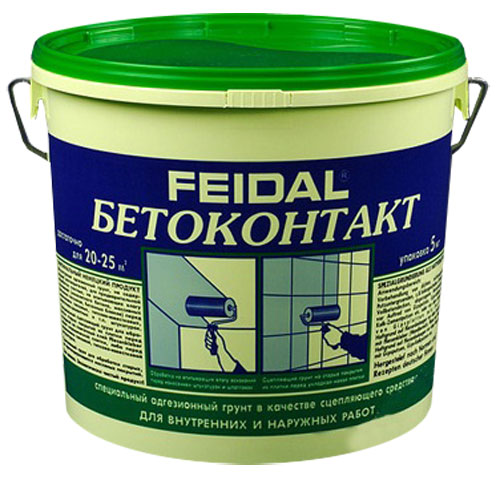 Feidal Бетоконтакт, 20 кг, Грунтовка для бетона акриловая