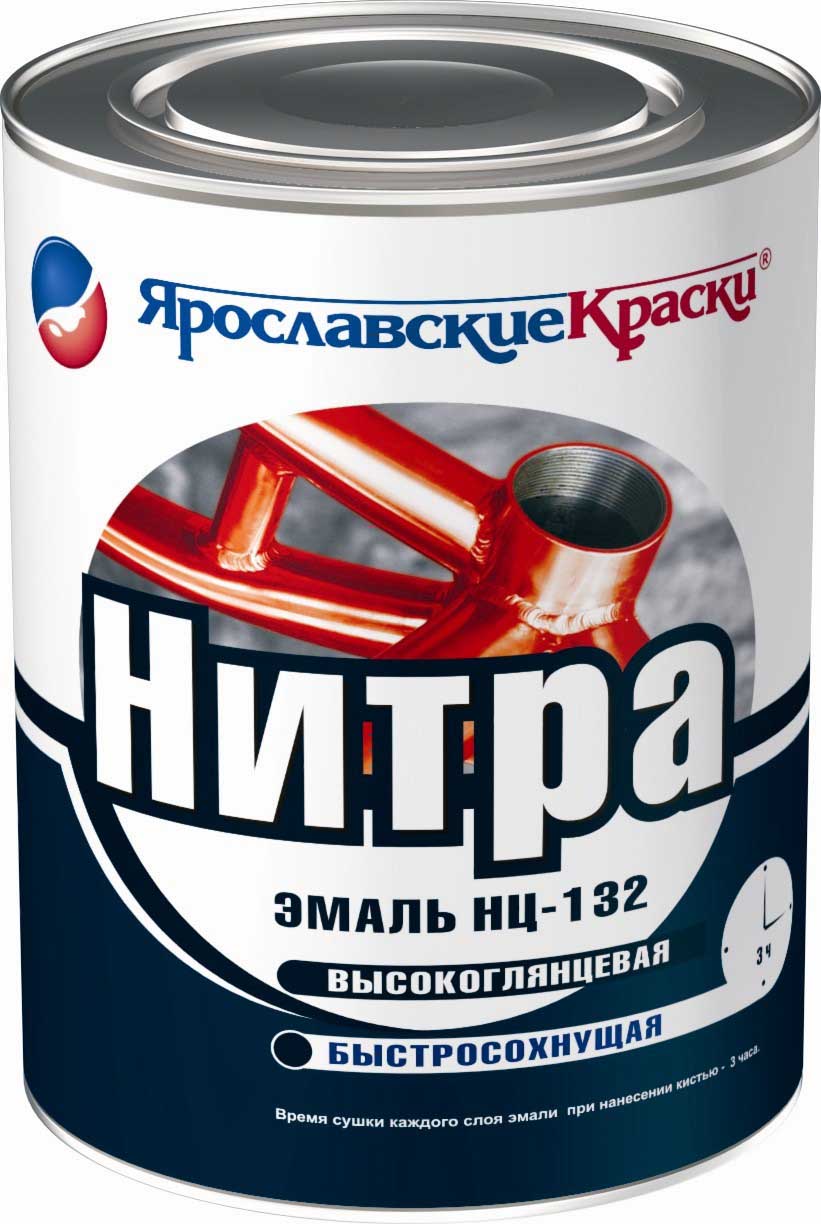 Ярославские краски Нитра 0.7 кг, Грунтовка антикоррозионная нитроцеллюлозная (серая)