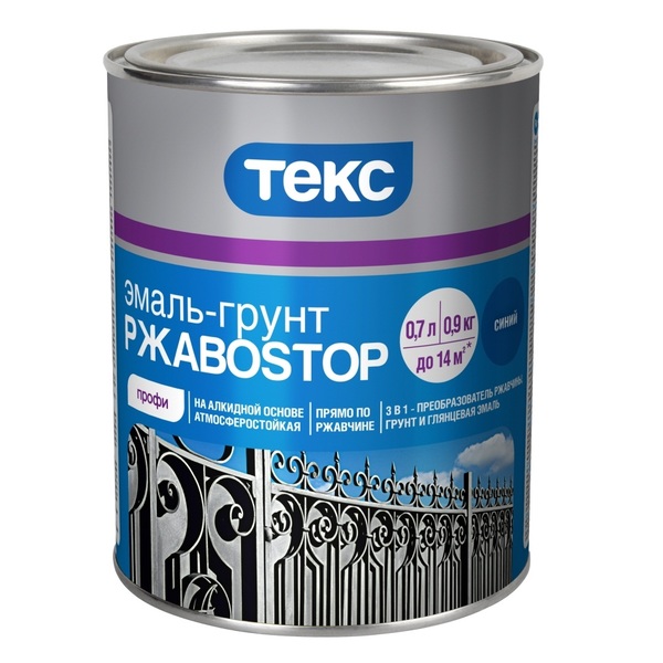 

Текс РжавоSTOP 0.9 кг, Грунт-эмаль по ржавчине (коричневая), Коричневый