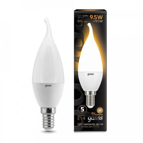 

Gauss LED Candle tailed E14 9.5W 3000K, Лампа