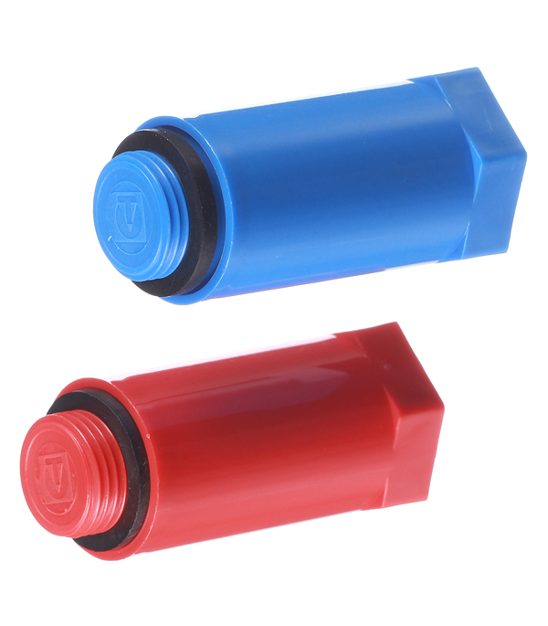 

Заглушки полипропиленовые Valtec 1/2" красная + синяя
