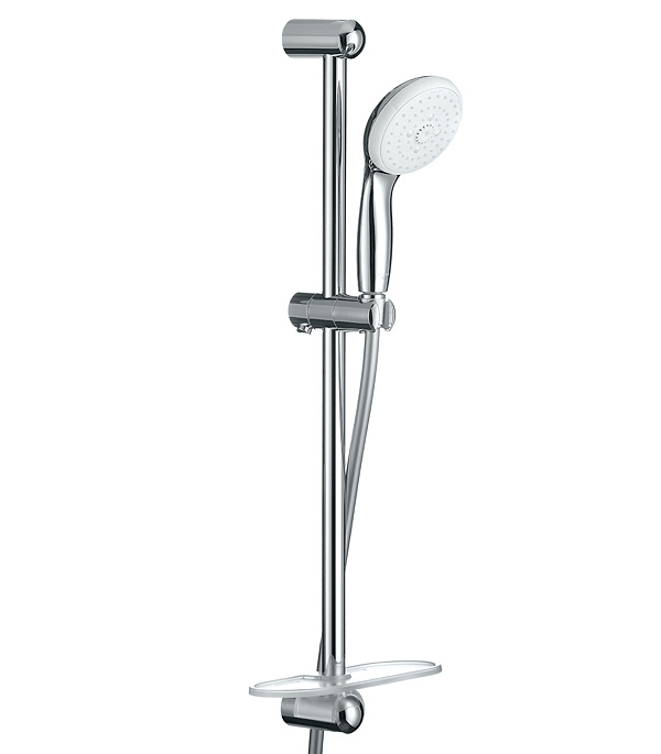 Душевой гарнитур GROHE TEMPESTA NEW 27927001 со стойкой 600мм с лейкой D100мм 3F и мыльницей