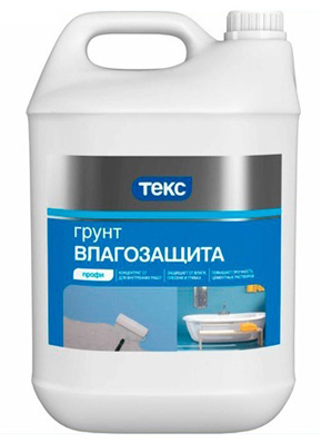 

Текс Влагозащита Профи, 2.5 л, Грунт-концентрат, Прозрачный