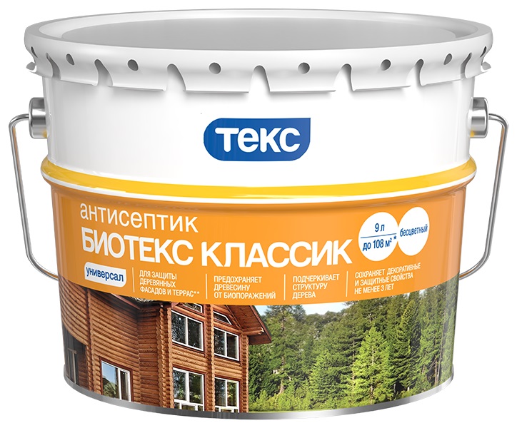 

Текс Биотекс Классик Универсал, 9 л, Антисептик калужница