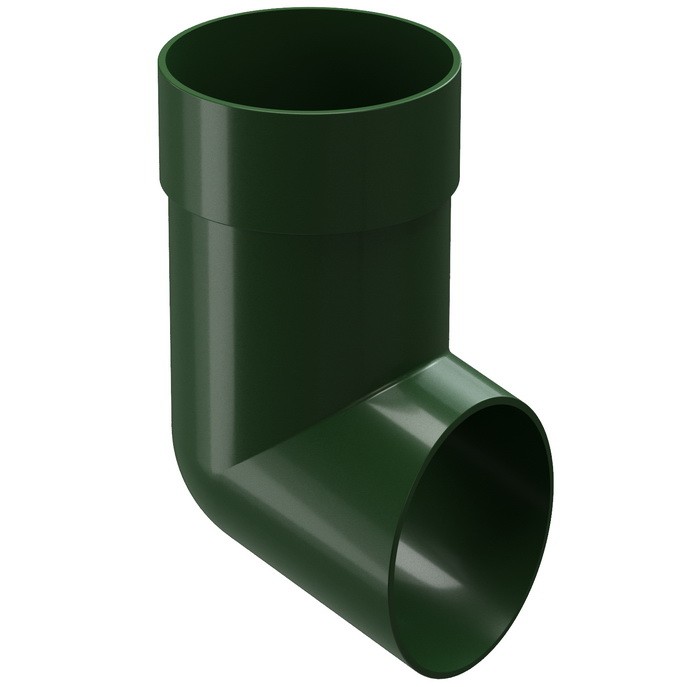 Отвод трубы Docke ПВХ Standard D120/80 мм зеленый