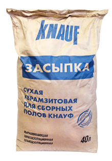 Купить Засыпка керамзитовая сухая Knauf 0-5 мм мешок 40 л
