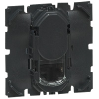

Розетка информационная LeGrand Celiane RJ45 UTP 8 контактов категория 6 неэкранированная, Черный