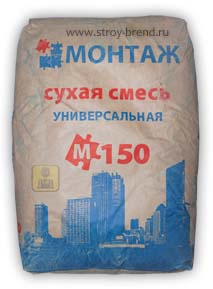 

Монтаж М-150, 40 кг, Смесь универсальная, Серый