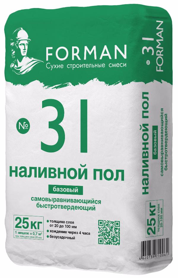 Купить Наливной пол самовыравнивающийся Forman №31 25 кг